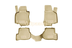 Коврики в салон TOYOTA Land Cruiser 200, 2012-2015 4 шт. (полиуретан,бежевые) Element.NLC.48.53.212K