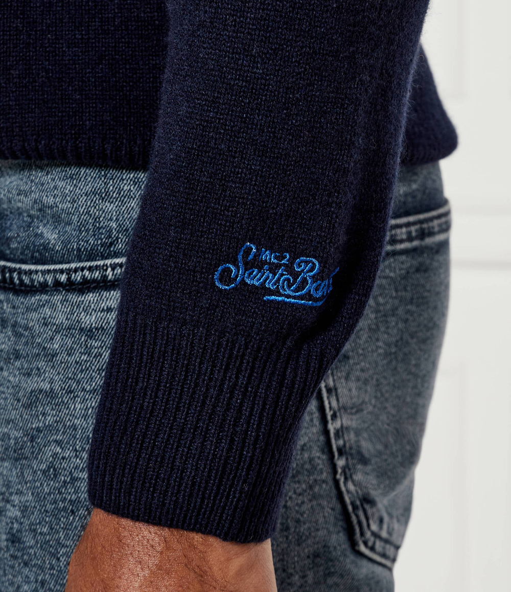 Свитер HERON ST.Barth - темно-синий(HER0001)