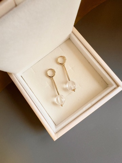 Серьги Горный хрусталь