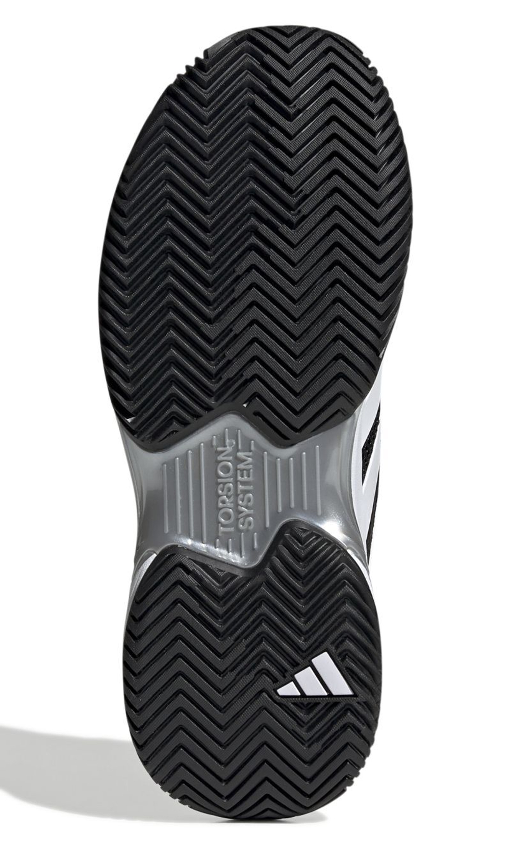 Женские Кроссовки теннисные Adidas CourtJam Control W - core black/cloud white/silver metallic