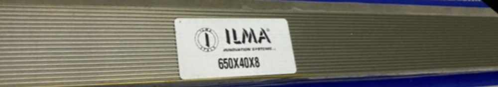 Нож бланкетный с насечкой HSS 650x40x8 ILMA