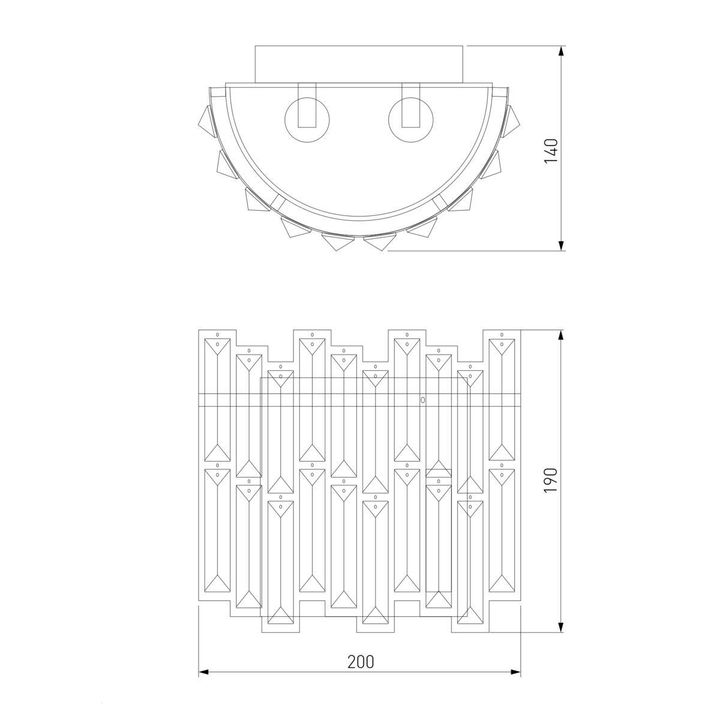 Настенный светильник Bogates Zolletta 339/2