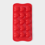 Форма для льда и кондитерских украшений «Сердечки», 20,5*10 см,15 ячеек, цвет МИКС