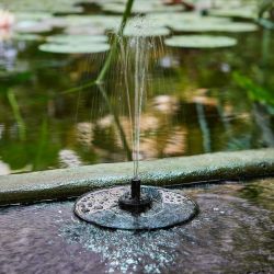 USL-S-825-PT180 RGB FOUNTAIN Садовый светильник на солнечной батарее Фонтан. Плавающий. 12 светодиодов. RGB свет. 1xАA Ni-Mh аккумулятор в-к. IP44. TM Uniel