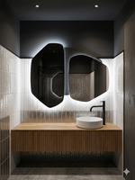 Дизайнерское зеркало-диптих «Antic & Modern»