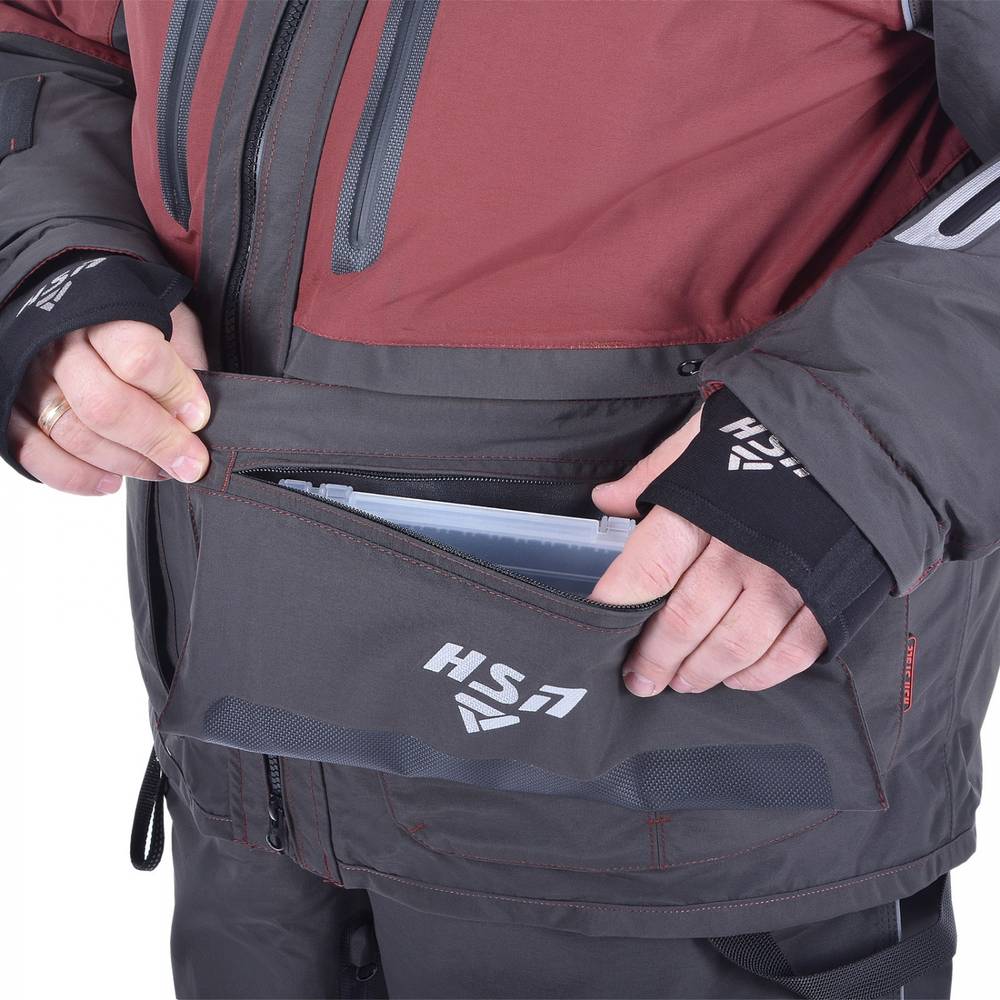 Костюм-поплавок мужской зимний "Rescuer VI prosport"-40, hardguard, махагон, ХСН