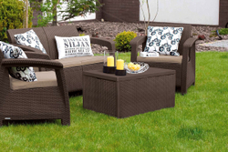 Комплект мебели Corfu Box Set, коричневый