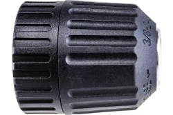 Патрон быстрозажимной, безключевой, пластиковый для дрелей и шуруповертов 0.8-10мм, резьба 3/8