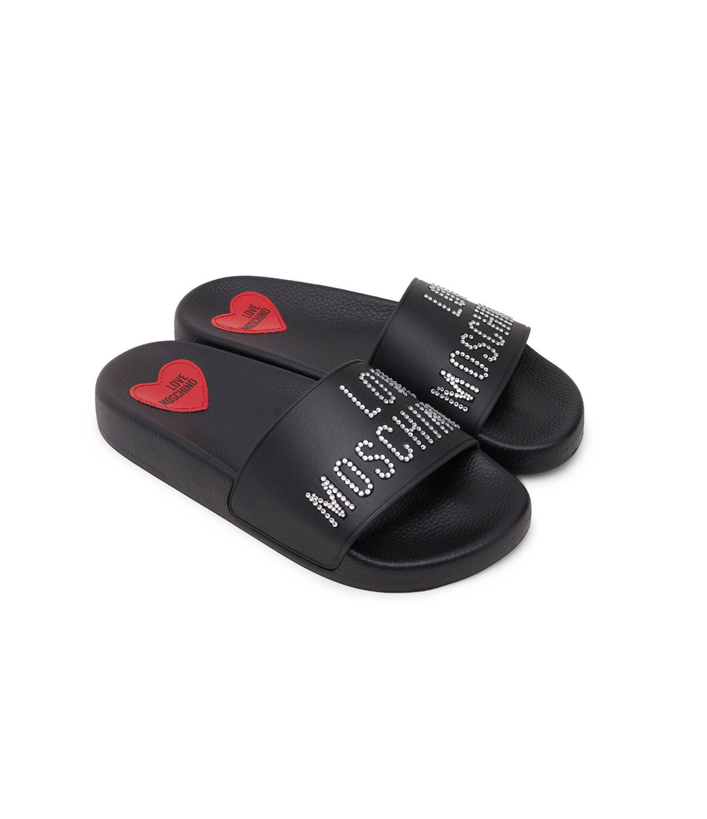 Шлепанцы Love Moschino - черный(JA28122G0II13)