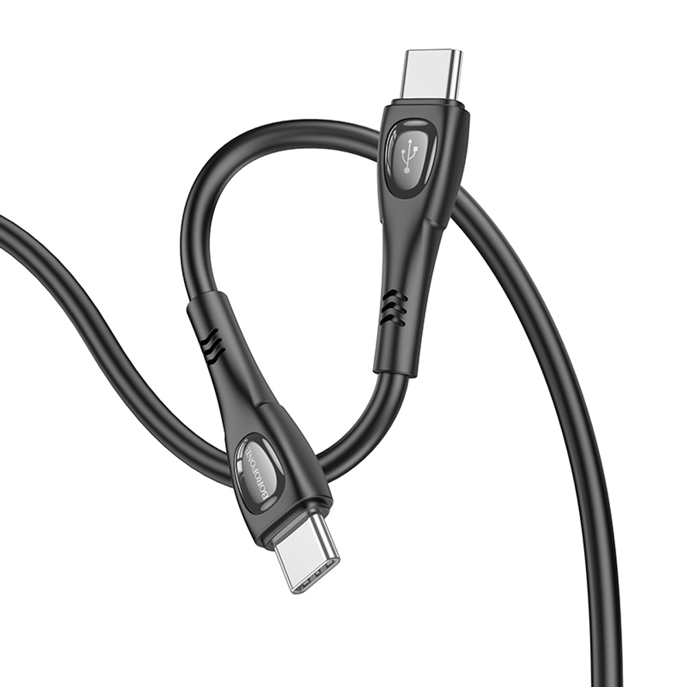 Кабель TypeC - TypeC BOROFONE BX98 60W (черный) 1м