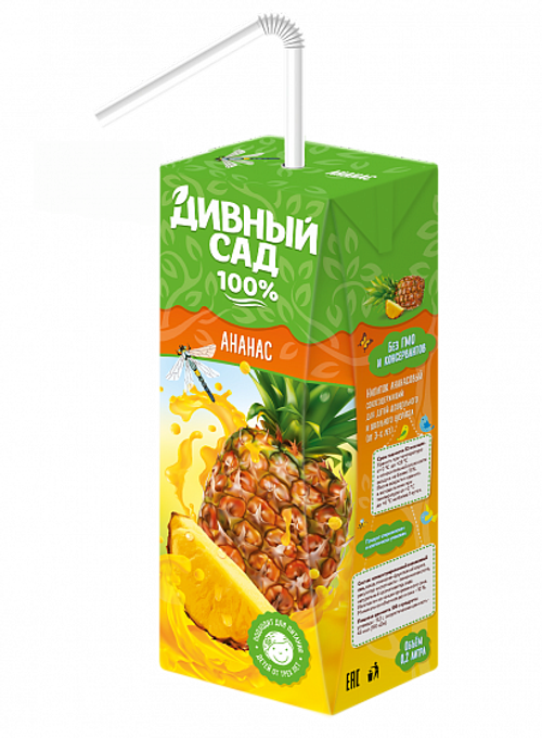Сок Дивный сад 0,2л (Ананасовый)