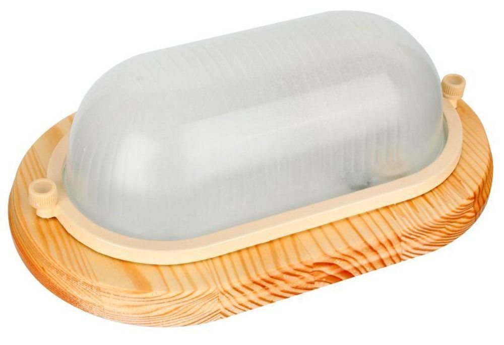 Светильник НБП 04-60-0011 УХЛ4 "Открытый" 230В 60Вт 1402D овал клен Camelion 14094