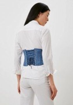 Джинсовый корсет-пояс