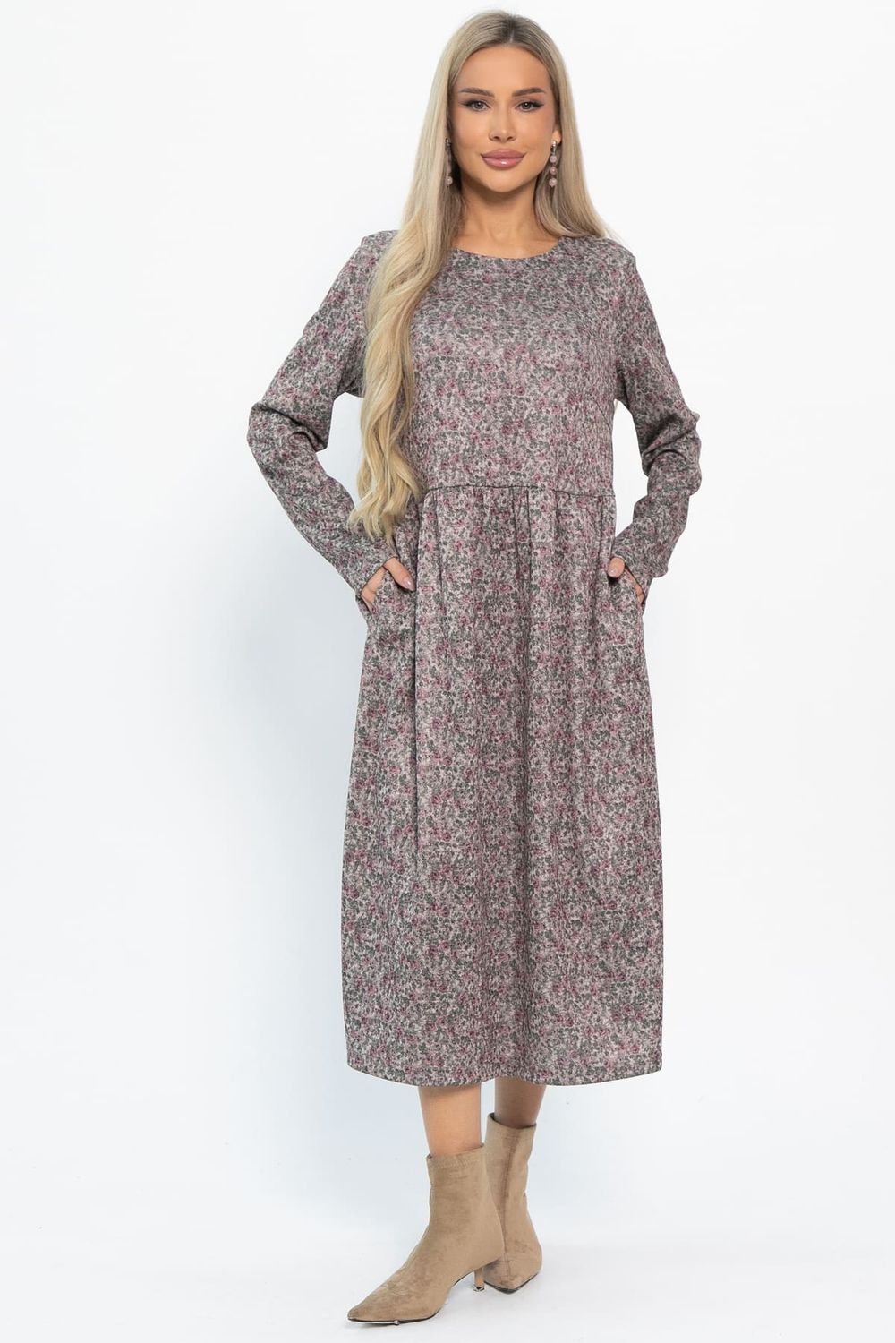 Платье Андреа (коричневое) П14852-25М LT Collection