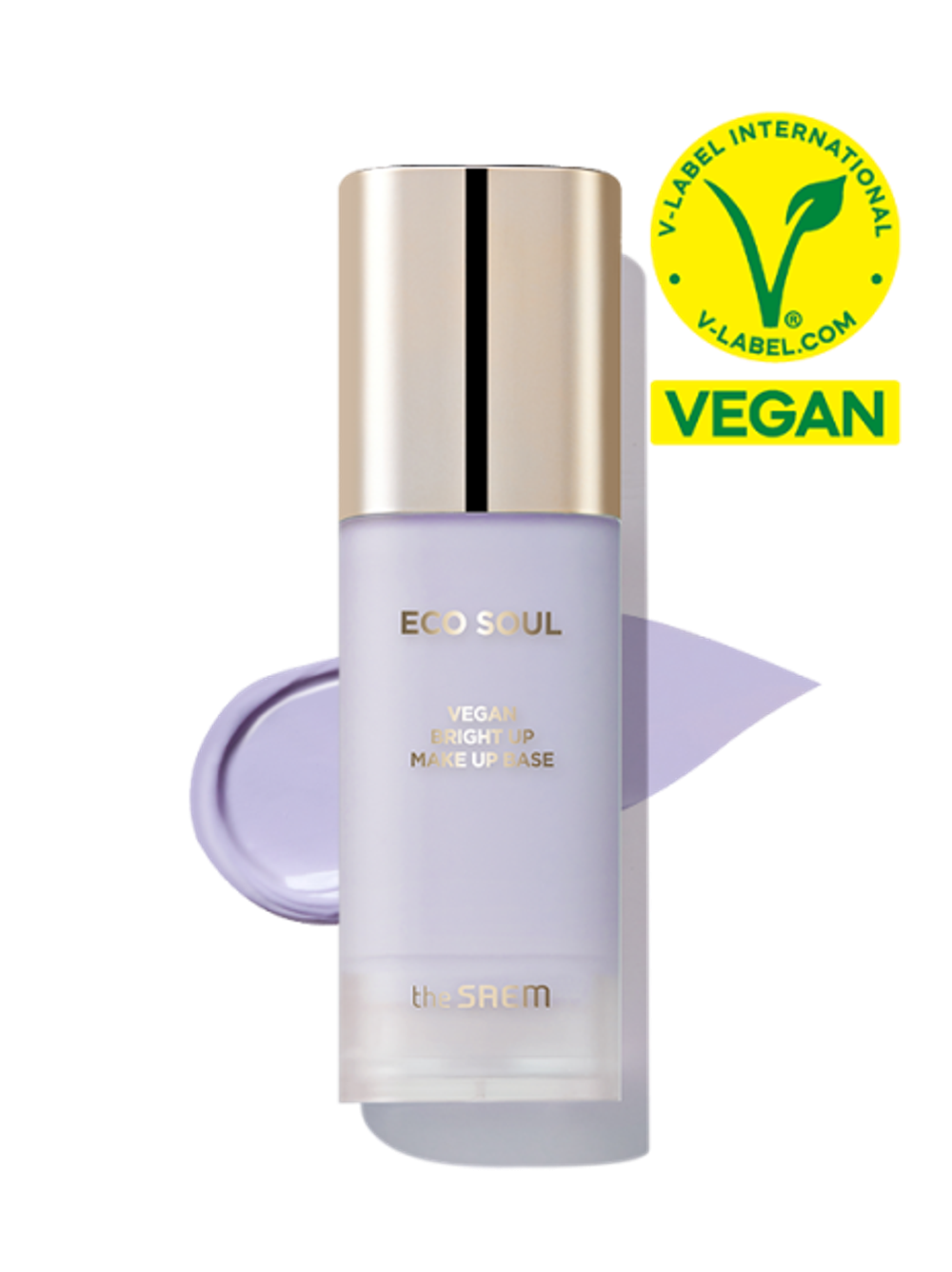 Eco Soul Vegan Bright Up Makeup Base 02 Lavender