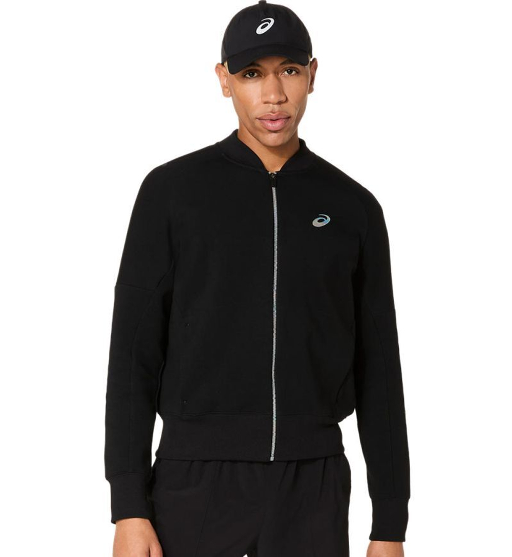 Мужская теннисная кофта Asics Match Jacket Night Energy - performance black