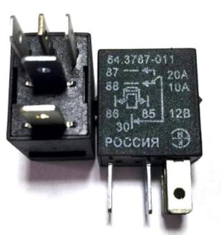 Реле 5-ти конт света  1118/Ланос micro 12В Пенза (64.3787-011)