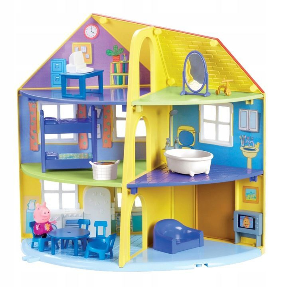 Peppa Pig Игровой набор «Трёхэтажный дом Пеппы» - «Целый дом свиней. Очаровательно! » | отзывы