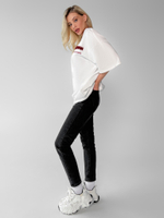 Футболка JN 5302 однотонная удлиненная с надписью Хорошие девочки