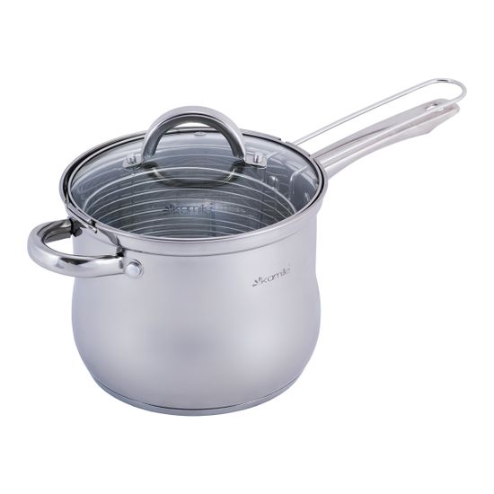 Кастрюля с сеткой для фритюра 3,5 л. из нержавеющей стали Kamille KM-5852