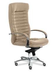 Кресло для руководителя Orion Chrome A бежевая кожа