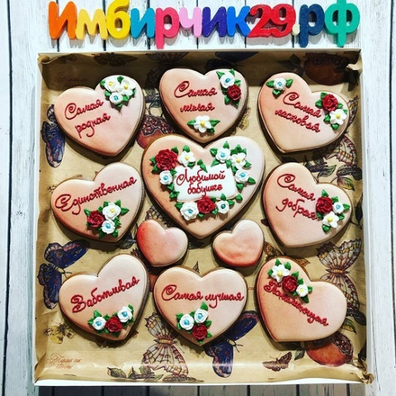 Имбирные пряники Любовь