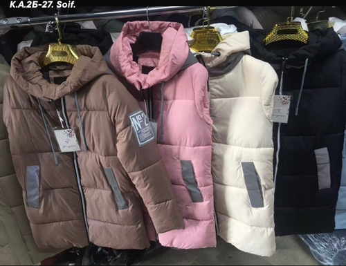 Оптом Куртка с капюшоном микс размеры 42-48