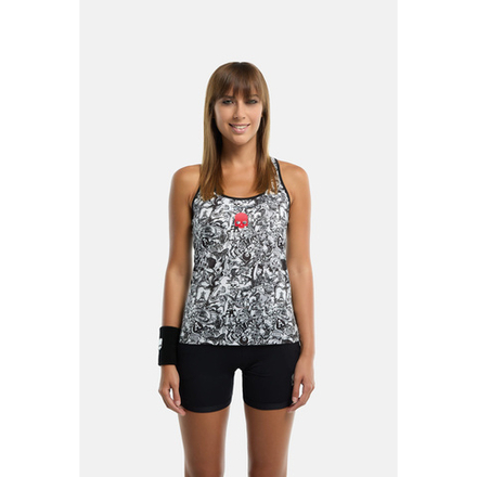 ОДЕЖДА ДЛЯ ТЕННИСА Женская, Майка HYDROGEN TATTOO TANK .