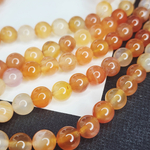 Сердолик (карнеол), бусины, гладкий шар, р-р 8мм