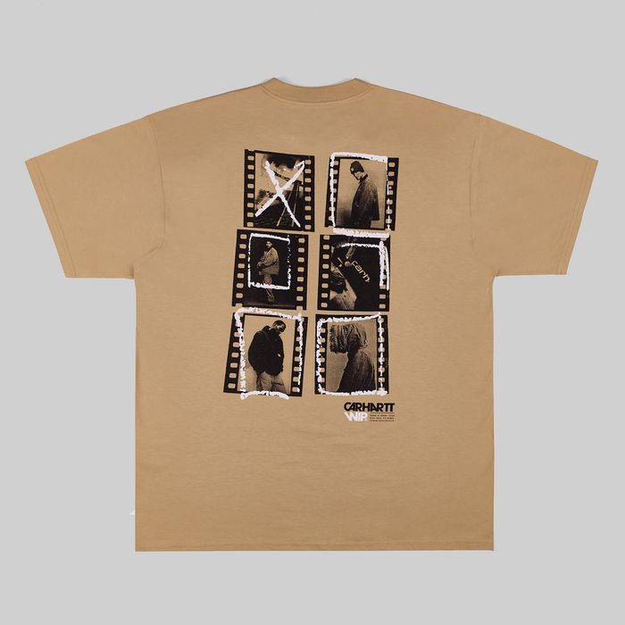 Футболка мужская Carhartt WIP Contact Sheet артикул:I033178_sable - купить в магазине Дайс