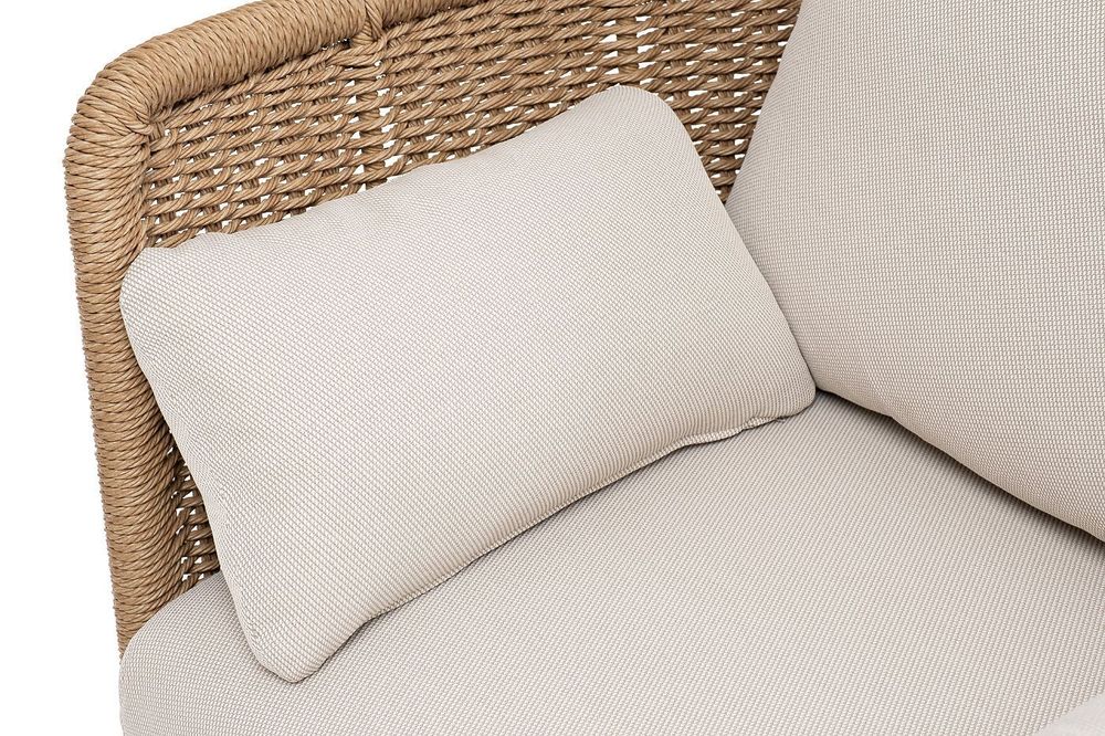 "Аликанте" лаунж-зона из искусственного ротанга, цвет соломенный