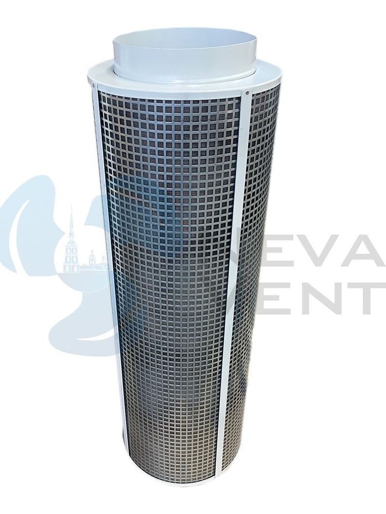 Угольный фильтр цилиндрический для вентиляции FEV-Carb 250/500