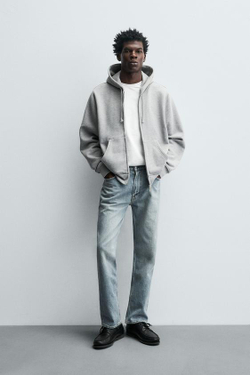 ZARA ДЖИНСЫ SLIM FIT, НЕБЕСНО-ГОЛУБОЙ