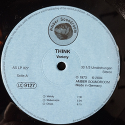 Винтажная виниловая пластинка LP Think Variety (Germany 2004)