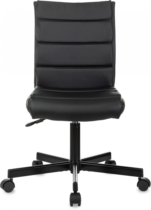 Кресло Бюрократ CH-320M черный эко.кожа крестов. металл черный пластик черный