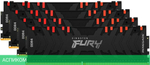 Оперативная память Kingston Fury Renegade RGB RTL Gaming DDR4 4x8GB (KF436C16RBAK4/32)