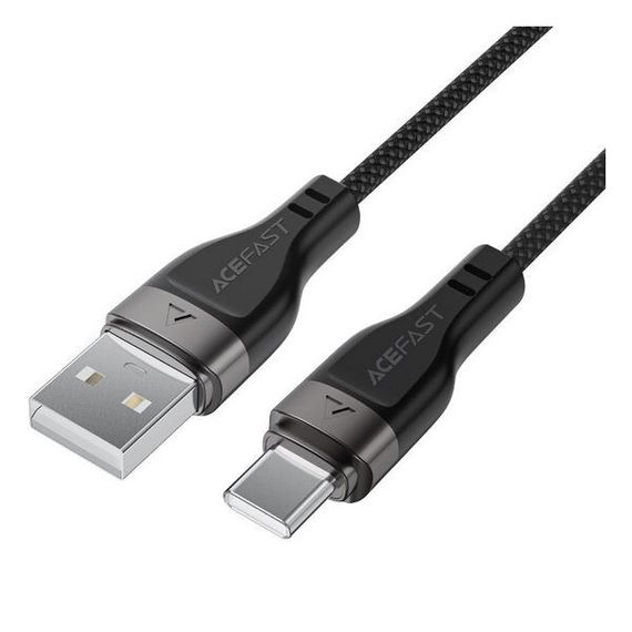 Кабель AceFast C11-04 USB-A - USB-C Magnetic Charging Data Cable 1.2 м (AF-C11-04-BK) Black