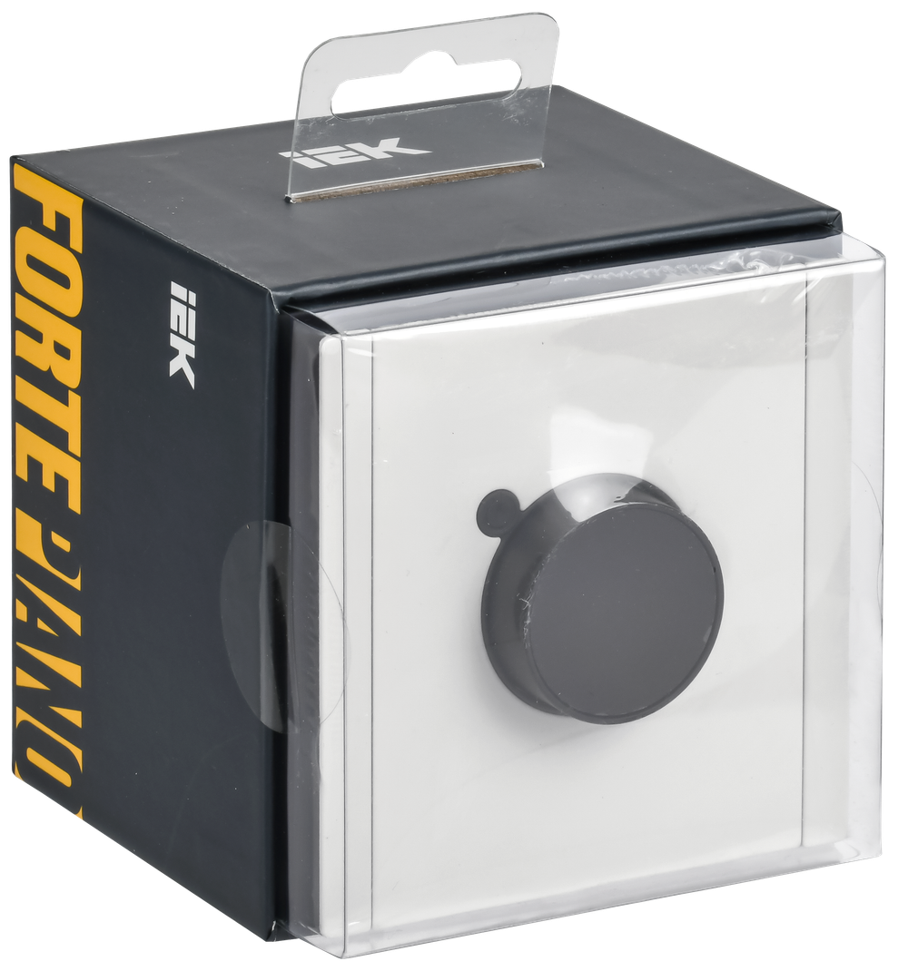 FORTE&PIANO Термостат электронный с индикацией FP252M металл белый IEK