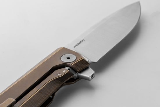 Складной нож Lion Steel "Myto" L/MT01 BR c клинком из стали Böhler M390 Microclean®, рукоять титан