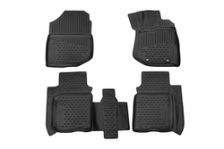 Коврики в салон для HONDA Fit, 2007-2013, хэтчбек, , правый руль 4 шт. (полиуретан) арт.ELEMENT3D01945210K