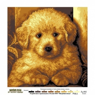 " Пушок"-0882 канва с рисунком