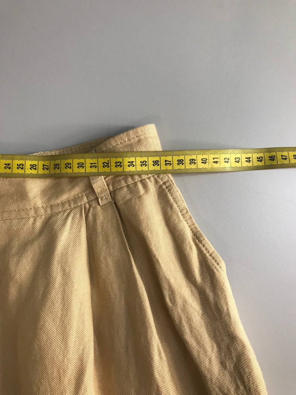 Брюки Calista светлые льняные, визуально 46 размер