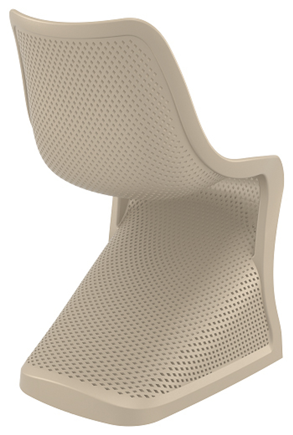 Стул пластиковый Siesta Contract Bloom, бежевый