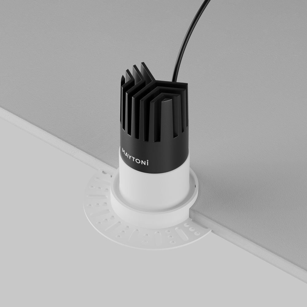 Встраиваемый светодиодный светильник Maytoni Dip DL120-10W-2.7K-TRS-W