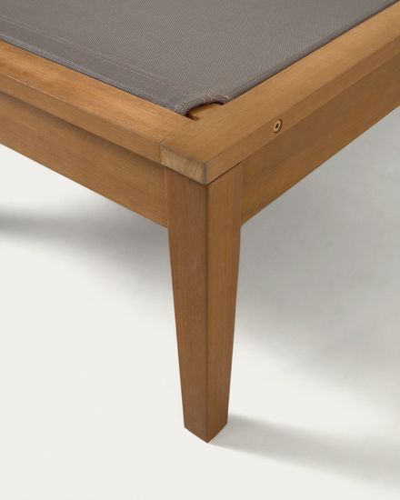 Шезлонг Caterin из эвкалипта зеленый Испания La Forma