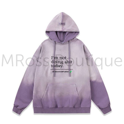 Худи Vetements пыльно-лилового цвета