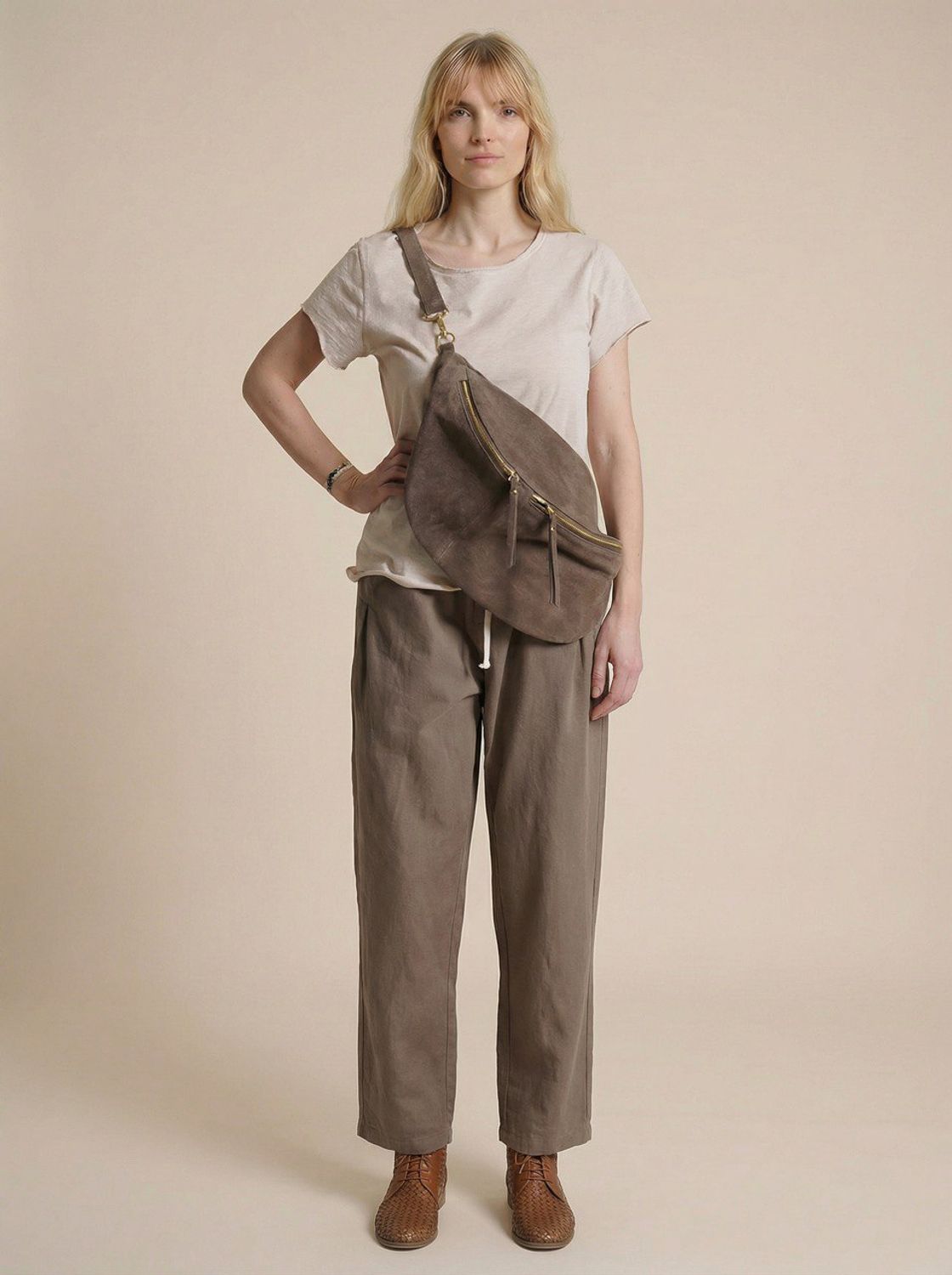 Брюки, ballerina, Lucky 25 (taupe)