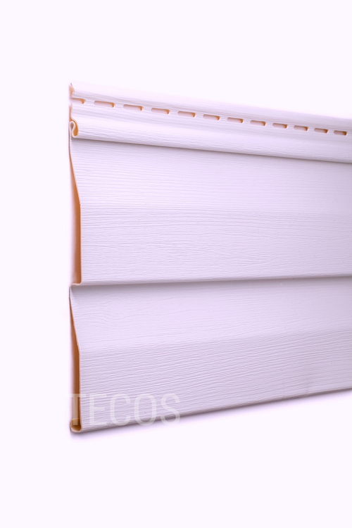 Сайдинг Tecos Ardennes корабельный брус   Серый