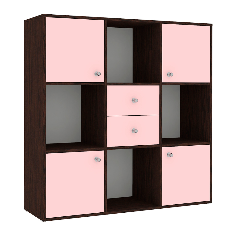 Стеллаж КарИВи Джери Венге Розовый