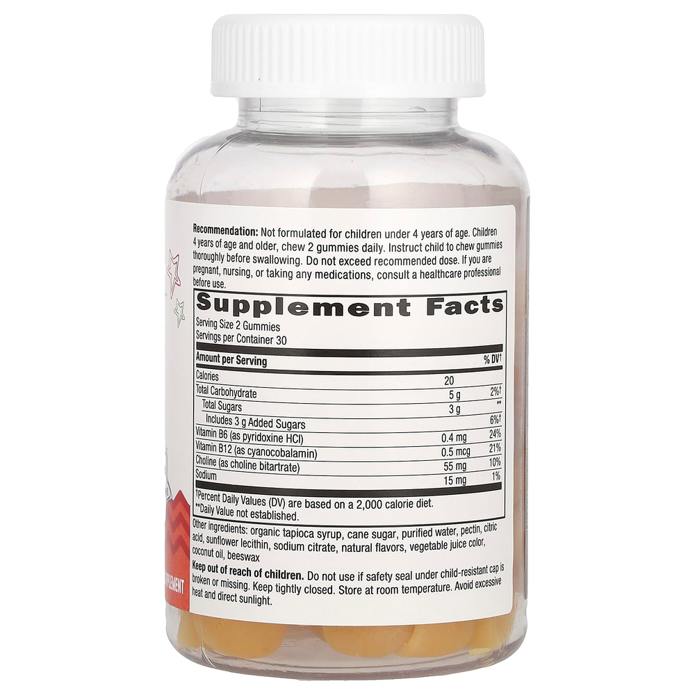 Nature's Way, Kids, жевательная добавка для здоровья мозга, для детей от 4 лет, со вкусом лимонада, 60 жевательных мармеладок